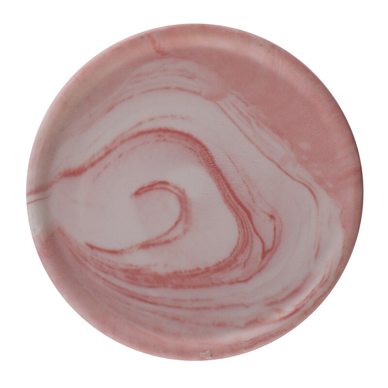 Marble Grain Ceramic Candle Cup Candle Container Candle Pot Candle Cylinder