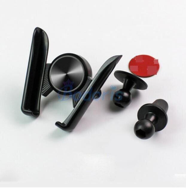Para Toyota Land Cruiser Prado FJ FJ150 FJ120 J100 de teléfono móvil GPS soporte en montaje de ventilación de aire accesorios de Interior de coche: Negro