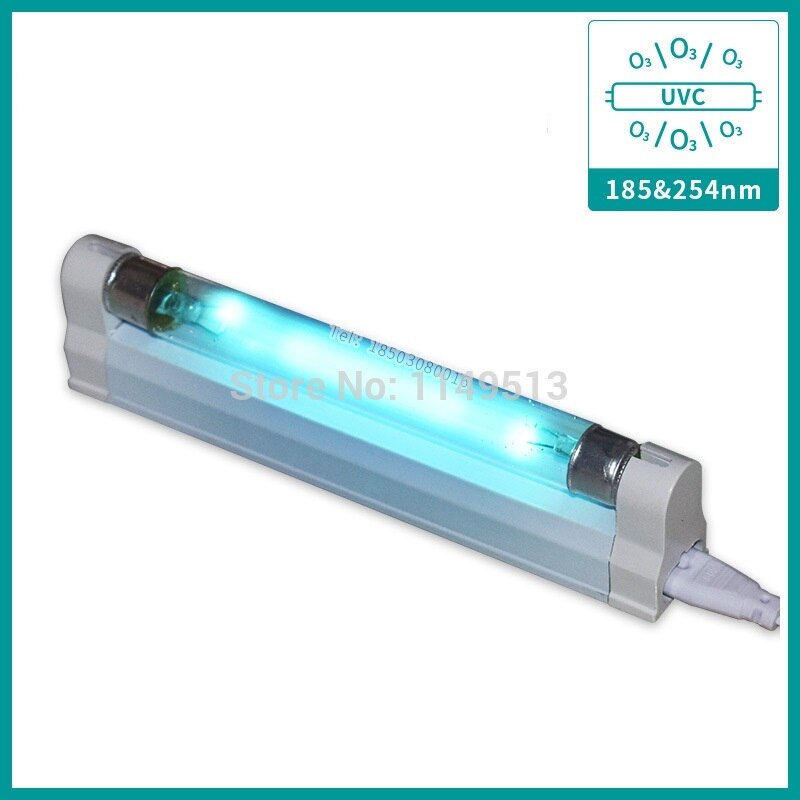 Uv Desinfectie Lamp T5 Uv Kiemdodende Geïntegreerde Buis 4W 6W 8W Huishoudelijke O₃ Mijt Sterilisatie Lamp Uv kiemdodende Buis Lamp