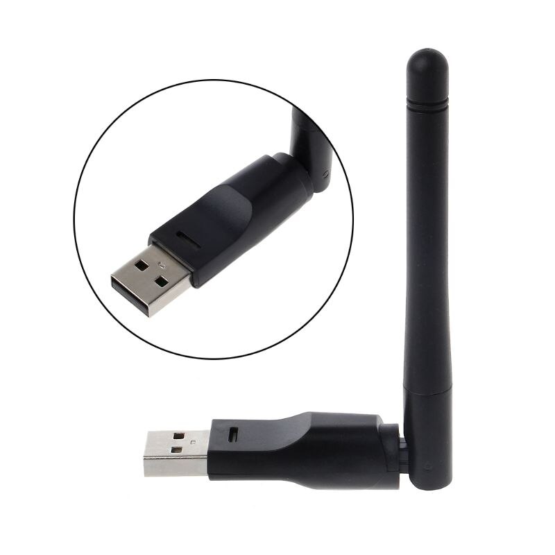 For Ralink 5370 Mini USB Wifi Adapter 2Dbi Antenna LAN Adapter Wireless Network Card 802.11b/n/g Recevier Antenna For Laptop