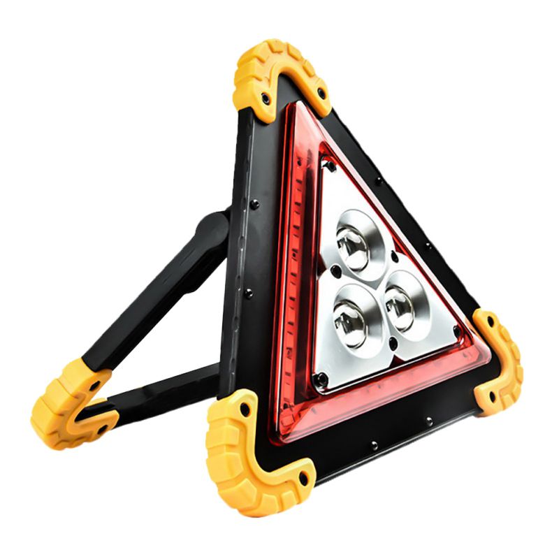 Portable Lantern Triangle Warning Led Floodlight Portatile Car Repairing Work Lamp Rechargeable Flood Light Searchlight