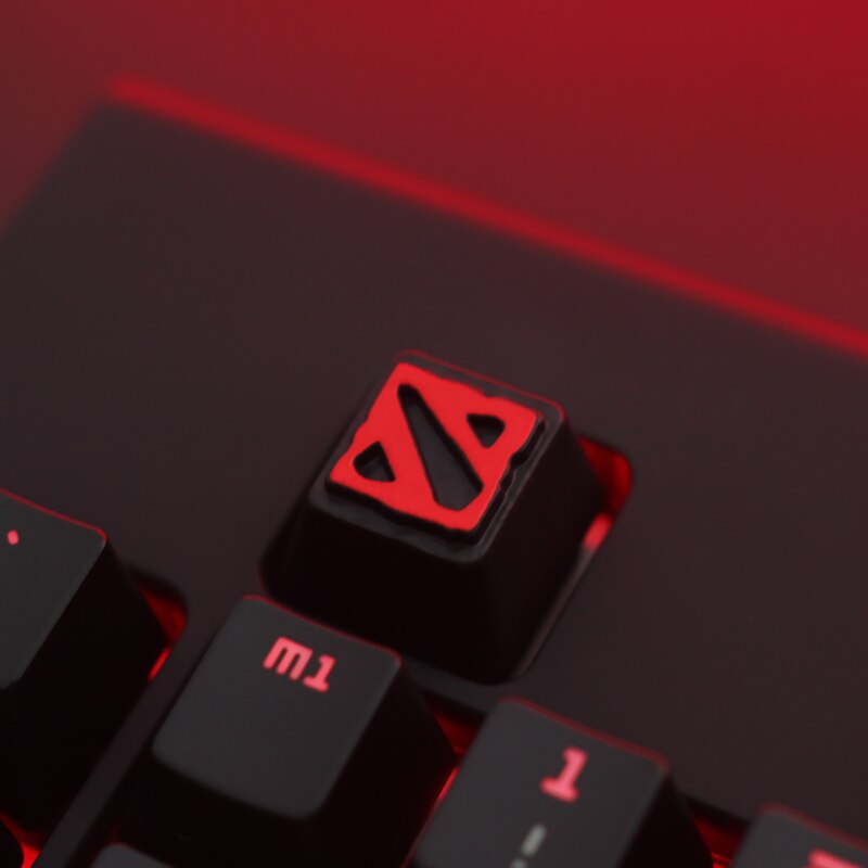 Keycap 1 pcs Dota2 Zinc-aluminum key cap mechanical keyboard keycaps for personalization,R4 Keycap height