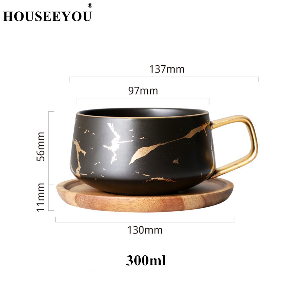 Ensemble de cuillères à café en céramique, tasses de chat à café, condensé à l&#39;italienne, tasse de thé, petite tasse de café avec plat: 2