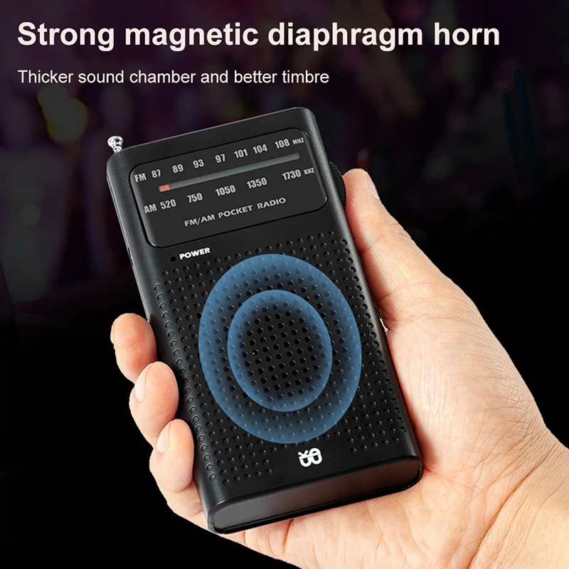 Xiaomi Full Band AM Radio FM Radio portatile alimentata a batteria Radio analogica HIFI Migliore ricezione Radio per notizie meteorologiche di emergenza