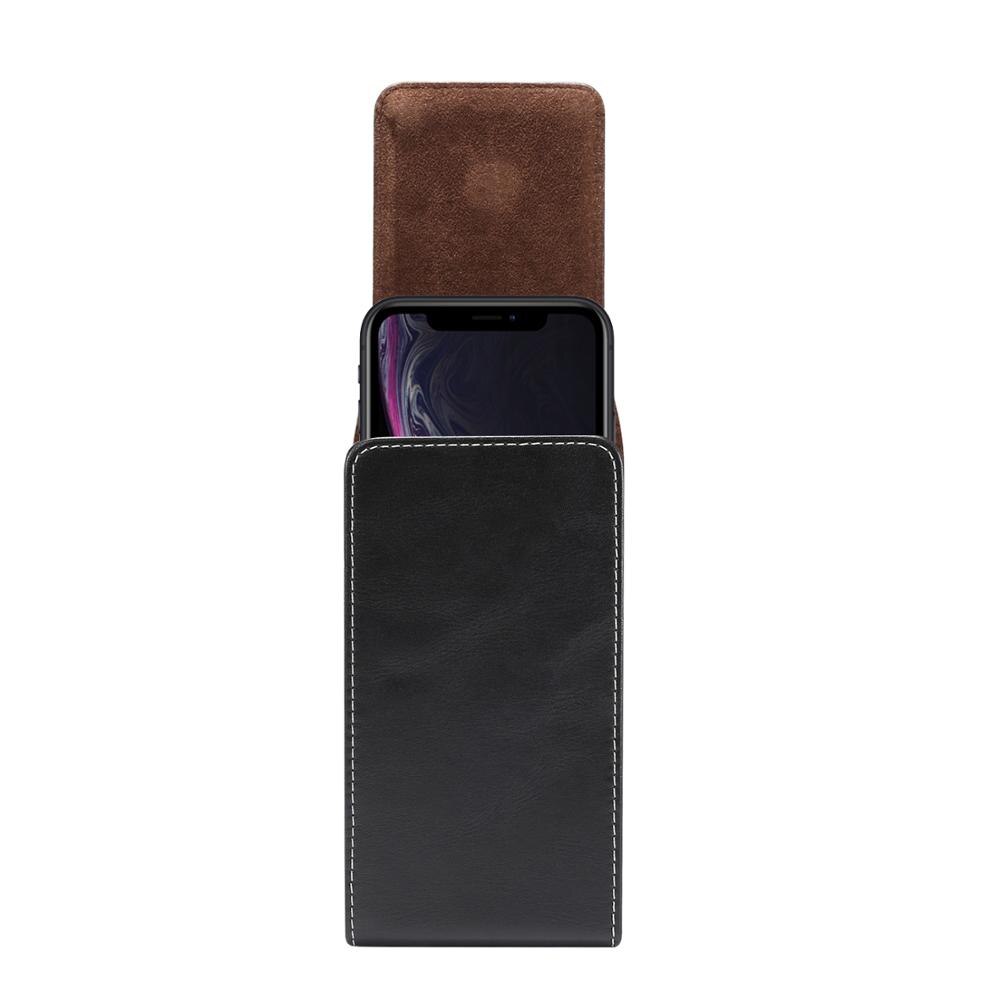 Taille Tasche Universal- Telefon Beutel Für iPhone 12 11 Profi Max X XS Max XR Gürtel Clip Halfter Pu Leder abdeckung Für Samsung Xiaomi fallen