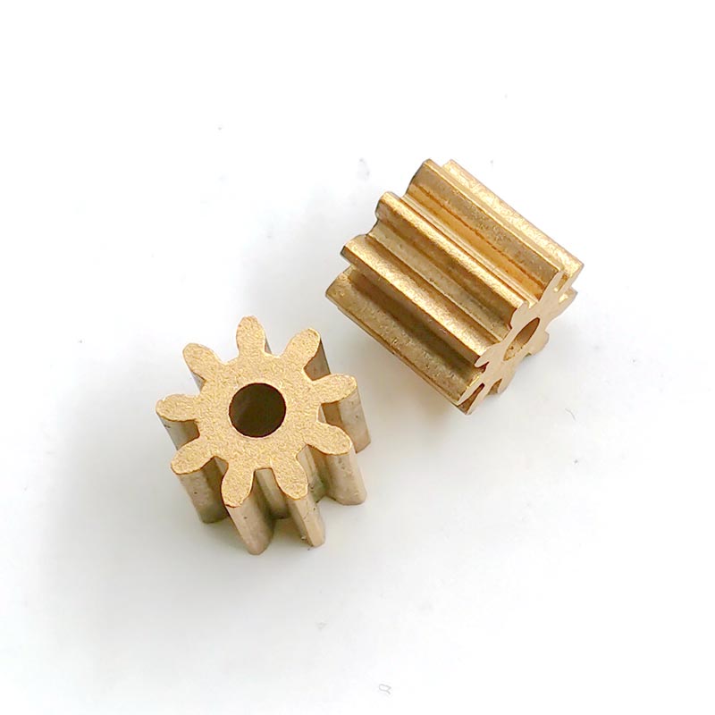 9 T 1 M Koper Gear Module 1.0 9 Tanden Binnendiameter 3.1 Mini Pinion 2 Stks/partij