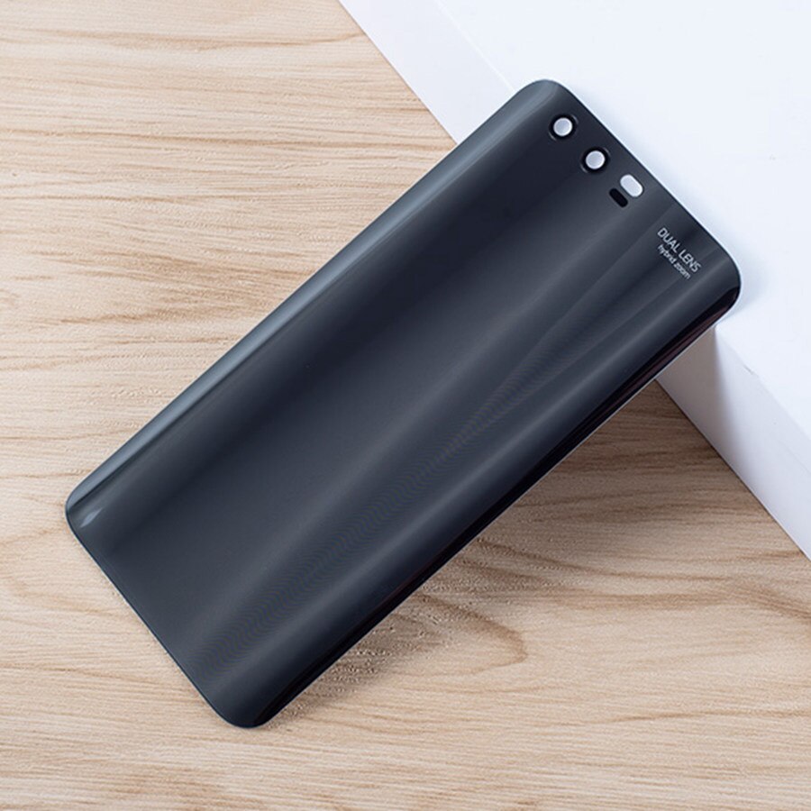 Muokattu ilman logoa huawei honor 9 :lle takalasikansi akun luukun kansi takakotelon paneelin vaihto+tarra