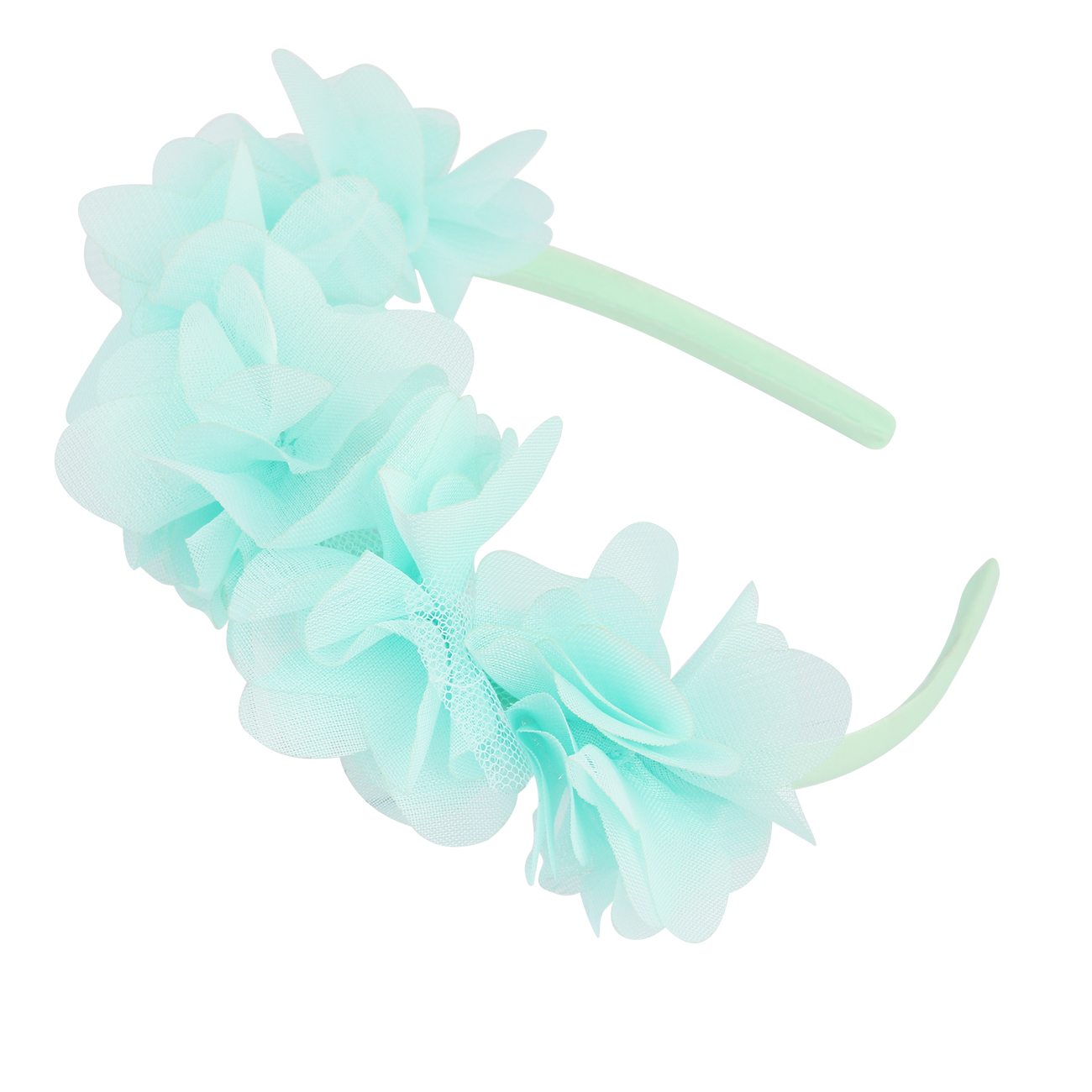 Simulation Flower Headband Girls Simple Sweet Flower Headband Children's Small Cute Headband Headwear: GRAY
