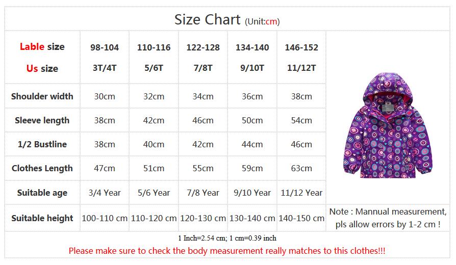 Girl Waterproof Jackets Spring Autumn Winter Girls Polar Fleece Coats Kid Sport Children Jackets Double-deck Jacket 6299