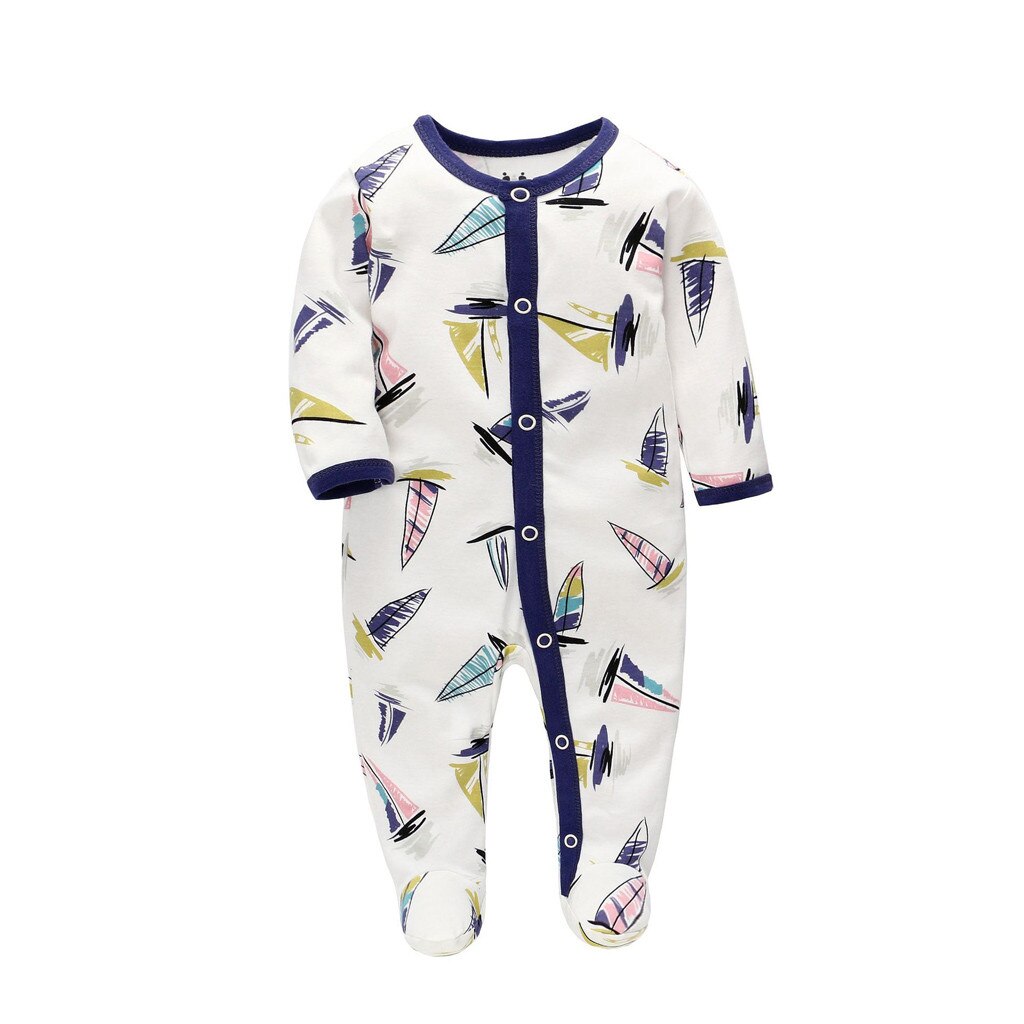 Pasgeboren Baby Jumpsuit Kleding Baby Meisjes Jongens Met Lange Mouwen Cartoon Dier Romper Jumpsuit Outfits Playsuit Winter Leuke #903: NY / 6m