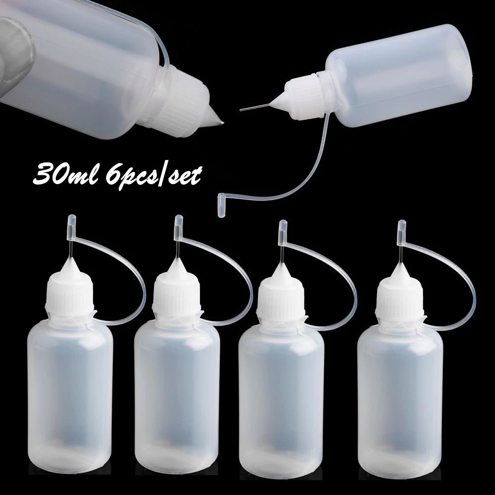 Handmade Craft quill tools Epoxy bottles Quilling Paper 3mm/ 5mm width 39cm Strips Paper Quilling Craft DIY Decoration: 6pcs bottles 30ml