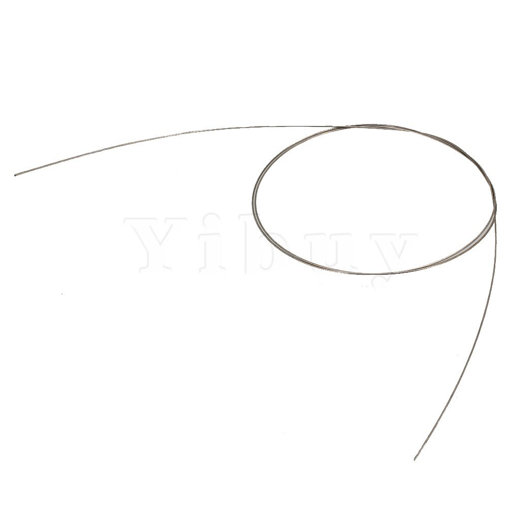 Yibuy Silver Tone 3.28Ft Piano Music Wire 14# Musical Instruments Accessories