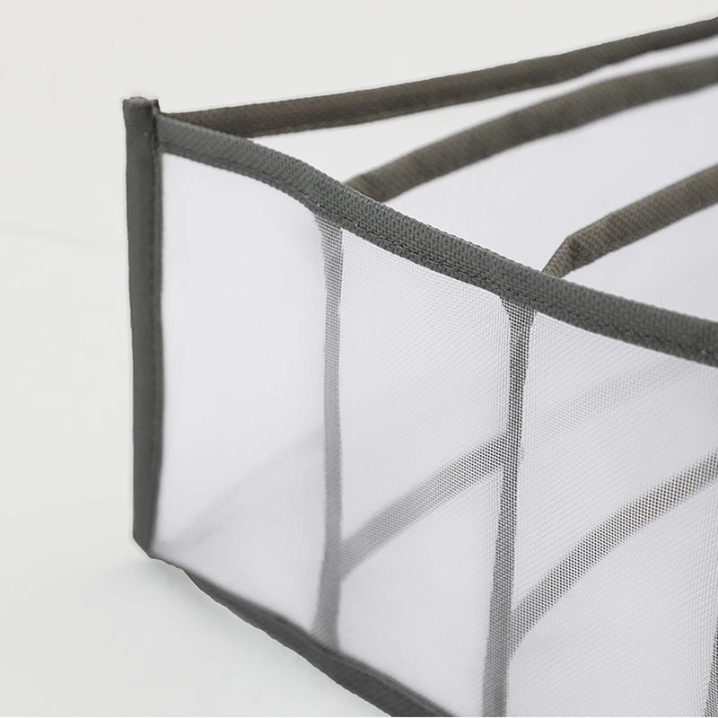 Nylon Mesh Organizer Caixa De Armazenamento, Gavetas De Colmeia, Roupa Interior, Sutiã, Meias, Roupas, Roupeiros, Armário De Quarto
