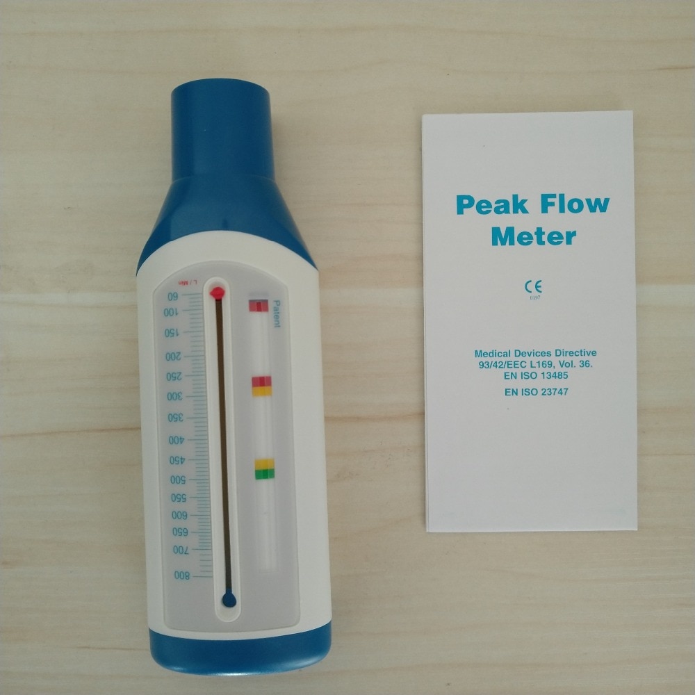 Draagbare Spirometer Piek Snelheid Meter Expiratoire Peak Flow Meter Voor Monitoring Lung Ademhaling Functie Volwassen/Kinderen