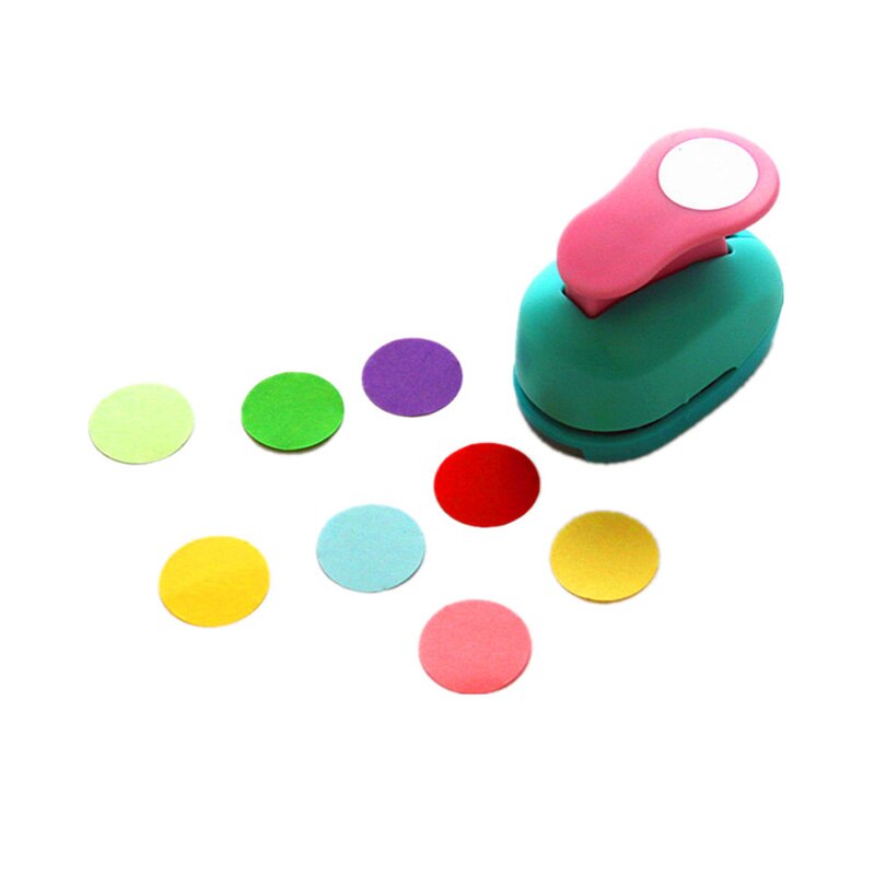 Mini Scrapbook Punches Circular Paper Hole Punch Handmade Cutter Card DIY Round Paper Embossing Device DIY Card Punches: 25mm