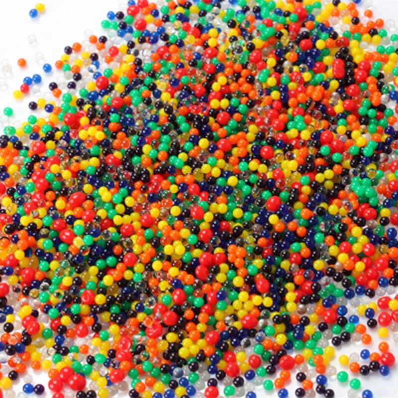 1000pcs Crystal Soil Water Beads Mud Grow Magic Gel Water Pearls Hydrogel Balls Home Plant Wedding Decoration for Flowers 5z
