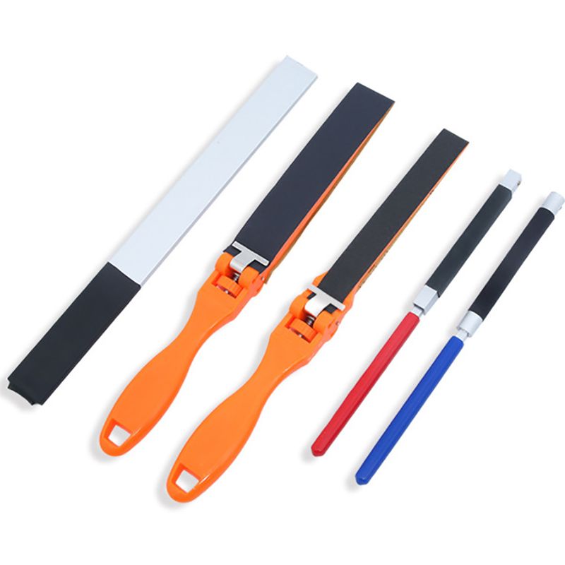 Sanding Stick Flat / Square / Semicircular File Sandpaper Ruler Stick Clip for Sanding Shaped Objects on Wood and Some Metal