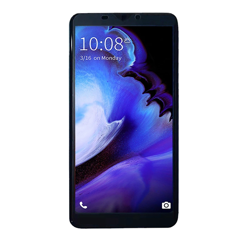 Z6 Pro Smart Phone 5.72 Inch MTK6572 2 Core 512MB+4GB ROM Dual SIM Dual Standby Android 4.4.2 Mobile Phone EU Plug: Black