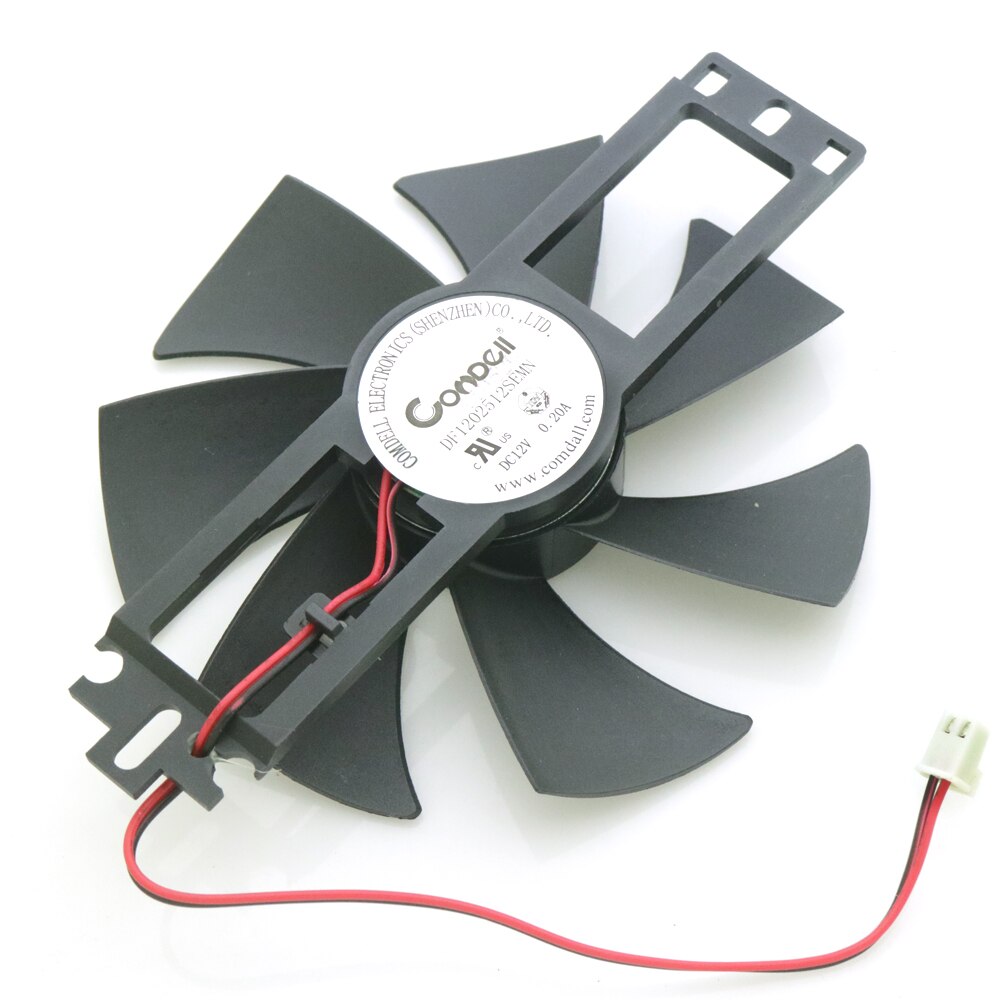 DC BRUSHLESS FAN 1225H12S DF1202512SEMN 12V 0.2A 11.5cm For Induction Cooker Cooling Fan 2Pin
