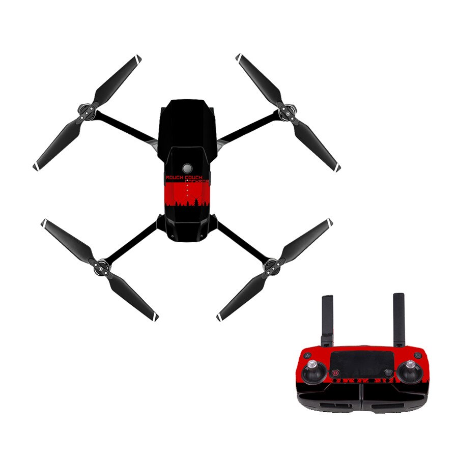 Autocollant Style rouge et noir pour Drone DJI Mav – Grandado