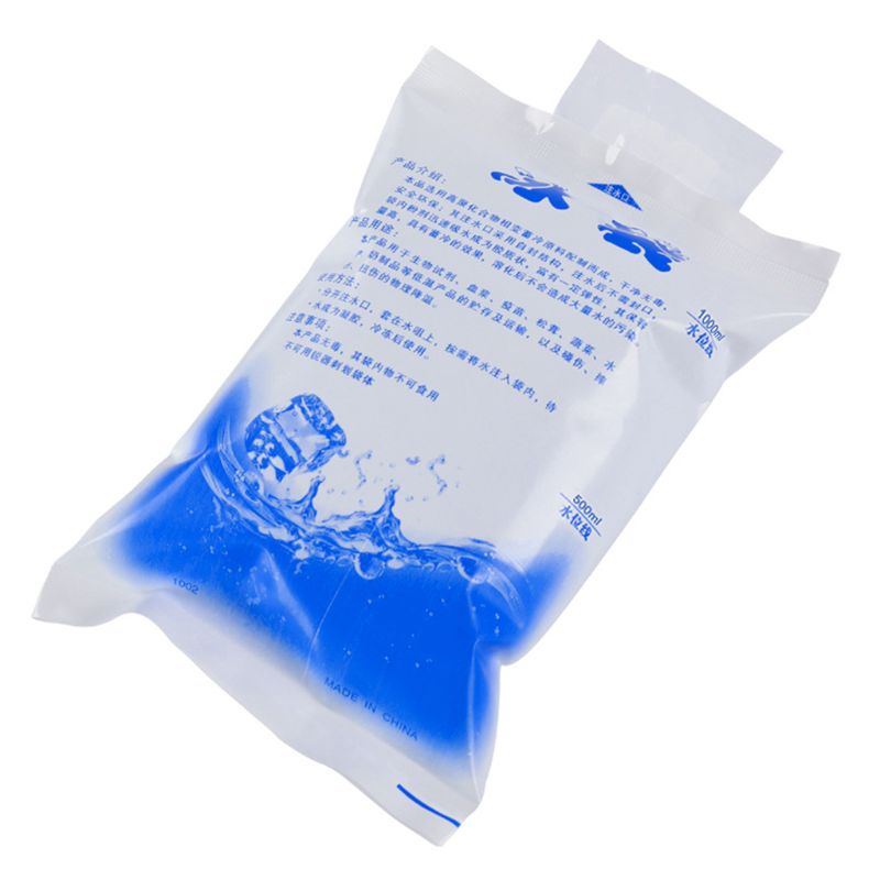 Gel saco de gelo isolado seco frio bloco de gelo gel saco térmico para alimentos frescos reutilizáveis lx9f