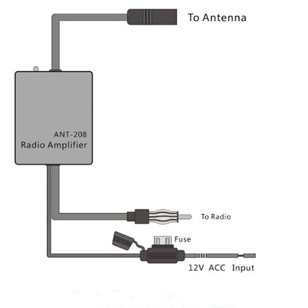 Autoradio Antenne Versterker AM DAB FM Antenne Versterker Autoradio Antenne Versterker AM DAB FM Antenne Versterker