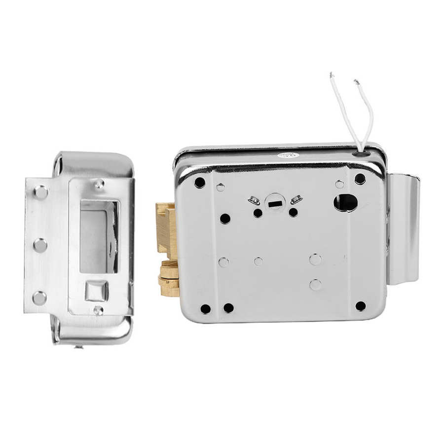 access control Double Electric Lock Anti‑Theft Doorlock Access Control Support Back Locking Left Inward Opening