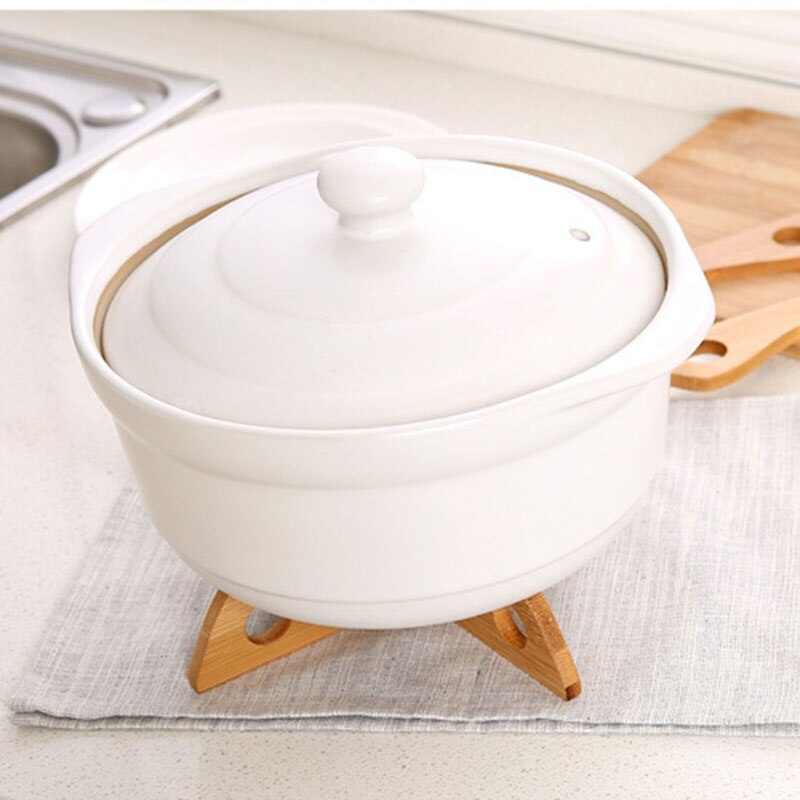Kitchen Wood Tray Rack Detachable Table Mat Accessories Cozinha Kitchen Pot Dish Potholders Gadget Holder Steaming Tray Stand