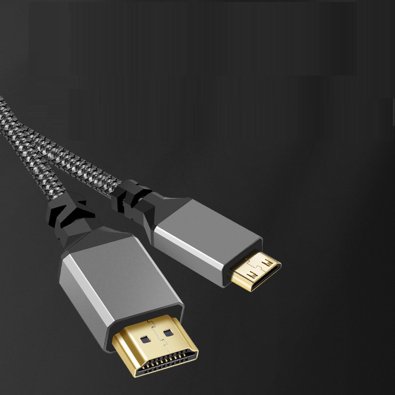 Câble Flexible d'extension enroulé mini HDMI vers HDMI, 1M 2M 3M 5M 10M 4K 60HZ, câble de prise mâle vers mâle, Compatible HDMI pour ordinateur
