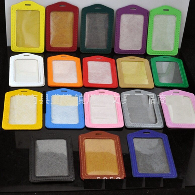 One Pcs ID Card Holder Badge Reel Oyster Security Retractable Photo Identity Pass Badge Students Nurse Holder & Accessories