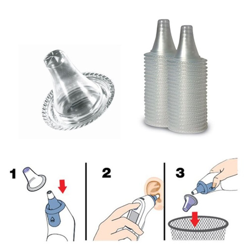 20Pcs Oor Thermometer Voor Braun Thermoscan Vervanging Lens Filters Sonde Cover Oor Thermometer Oorwarmers