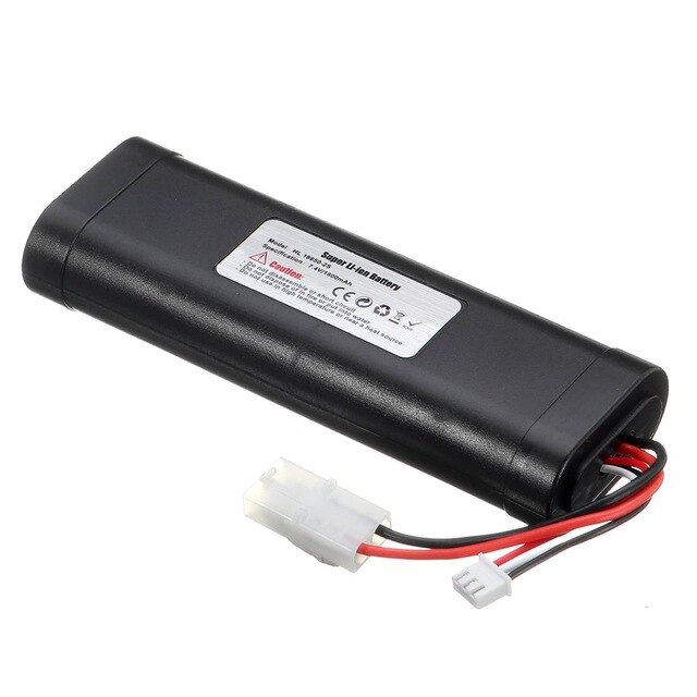 Batería li-po de HL-18650-2S de 7,4 V y 1800mAh para Heng Long RC HL3818-1, tanque de juguete 1:16, actualización de gran capacidad L6.2-2P: 3918