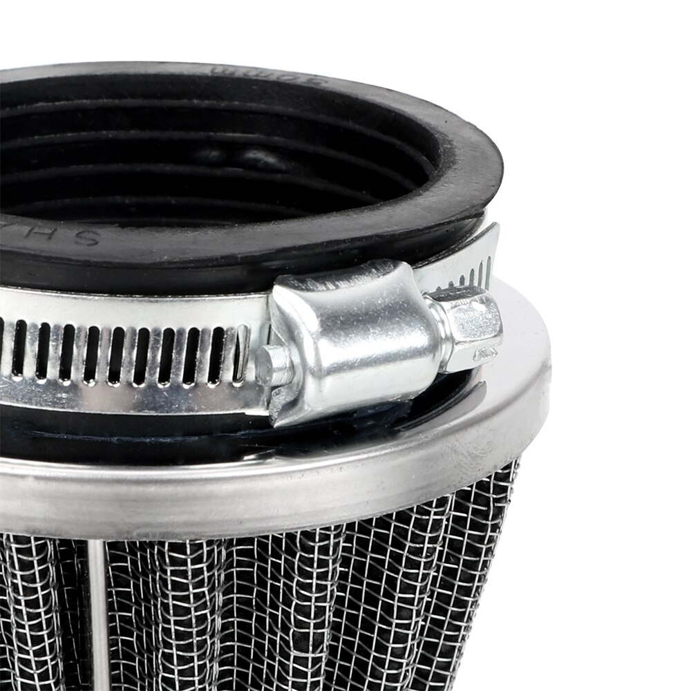 Luchtfilter Stage6 - Dubbel laags - Ovaal / Recht - 28 t/m 55 mm - Zwart