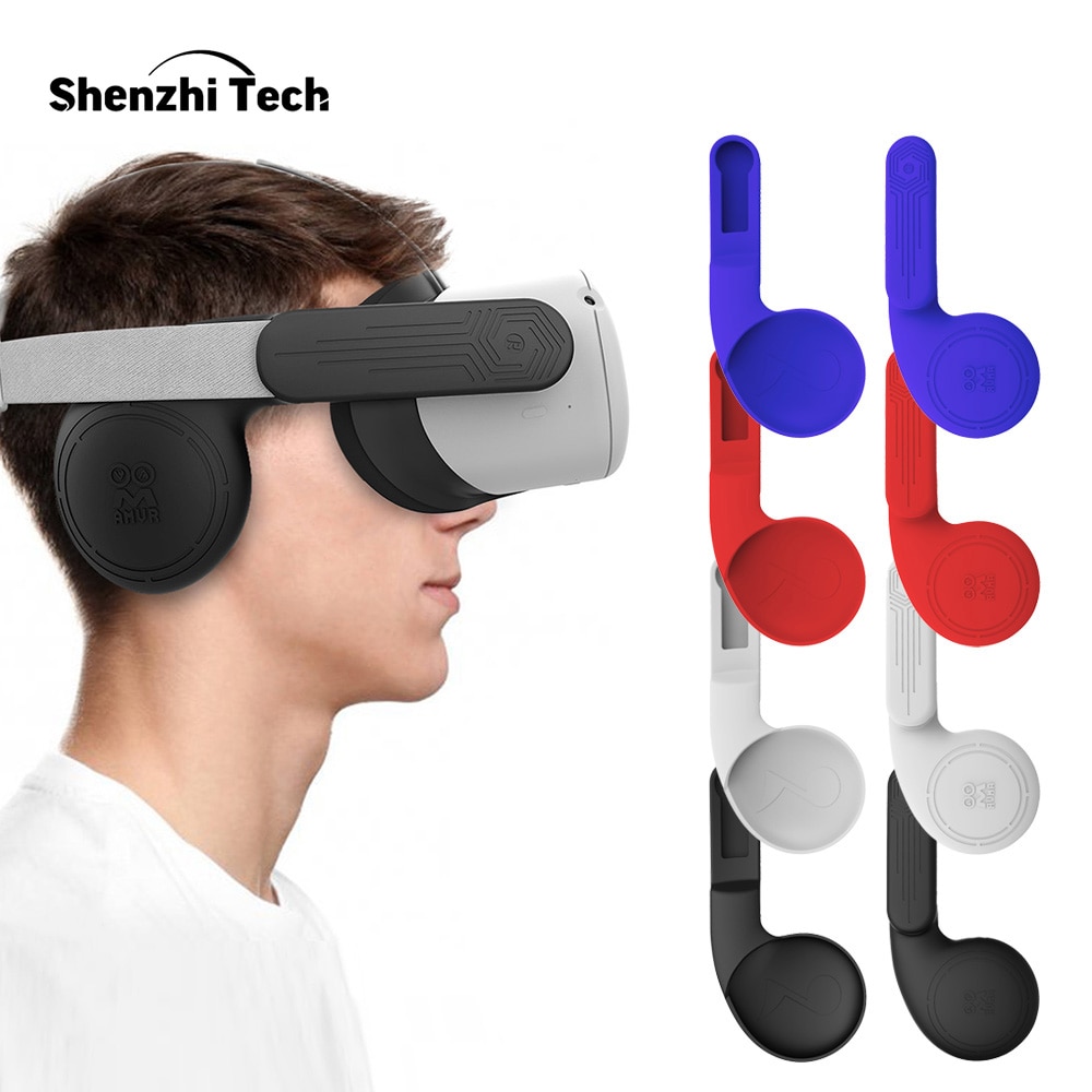 Silicone Ear Muffs for Oculus Quest 2 VR Headset to Enhanced Headset Sound, Quest 2 Accessories Headphone Extension Cover