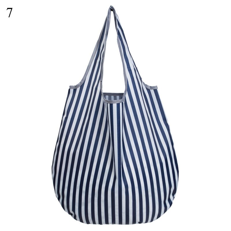 Opvouwbare tas nylon boodschappentas opvouwbare tas herbruikbare tas grote eco-tas boodschappentas milieuvriendelijke tas tote herbruikbare boodschappentas: 7