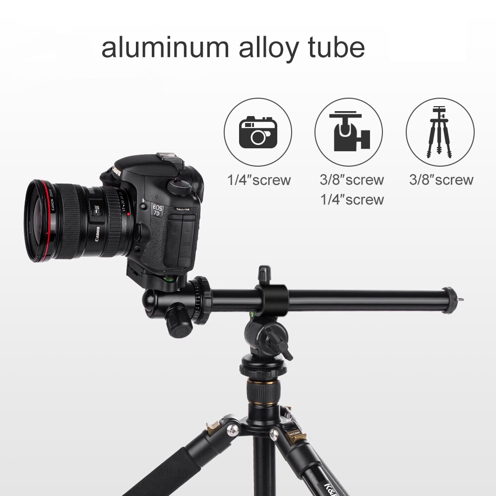 K&amp;F Concept Rotatable Multi-Angle Tripod Center Column With 1/4 inch &amp; 3/8 inch screw Aluminum Alloy with Locking System