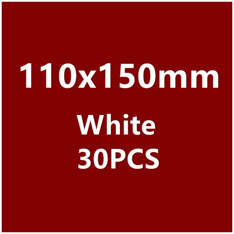 30 PCS Multiple Size White Foam Envelope Bag Mailers Padded Envelope With Bubble Mailing Packaging Bags For Business: 110x150mm 30 PCS