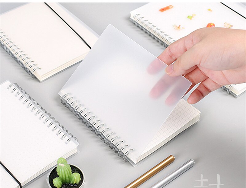 Journal A6 Notebook PP Grid Dotted Dot Blank Drawing Planner Agenda Book Time Management School Supplies Stationery
