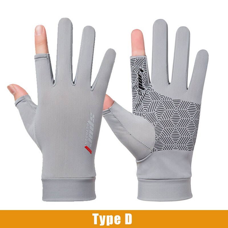 KoKossi – gants de pêche, une paire, protection des mains, libération professionnelle, antidérapants, pour sport, Fitness, cyclisme: Grey D