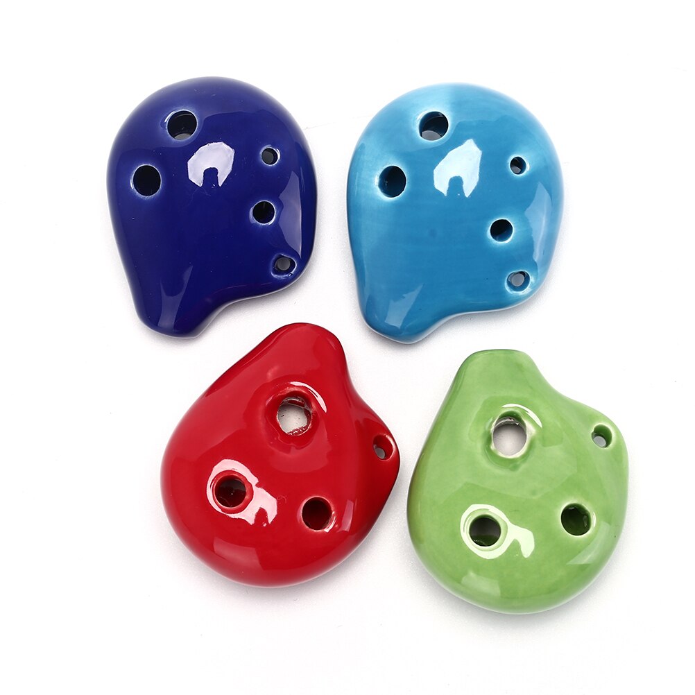 Fluit 6 Gat Sopraan C Keramische Flauta Ocarina Of Time Mini Kid 'S Speelgoed Muziekinstrumenten Ocarina Fluit