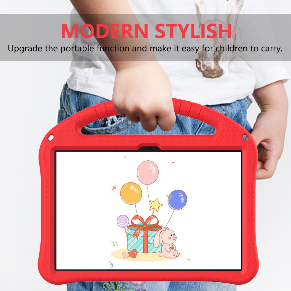 Til acer iconia tab  m10 10.1 " tablet-pc-etui, børnesikkerhed, stødsikkert eva-skum, bærbart cover med bagstøtte