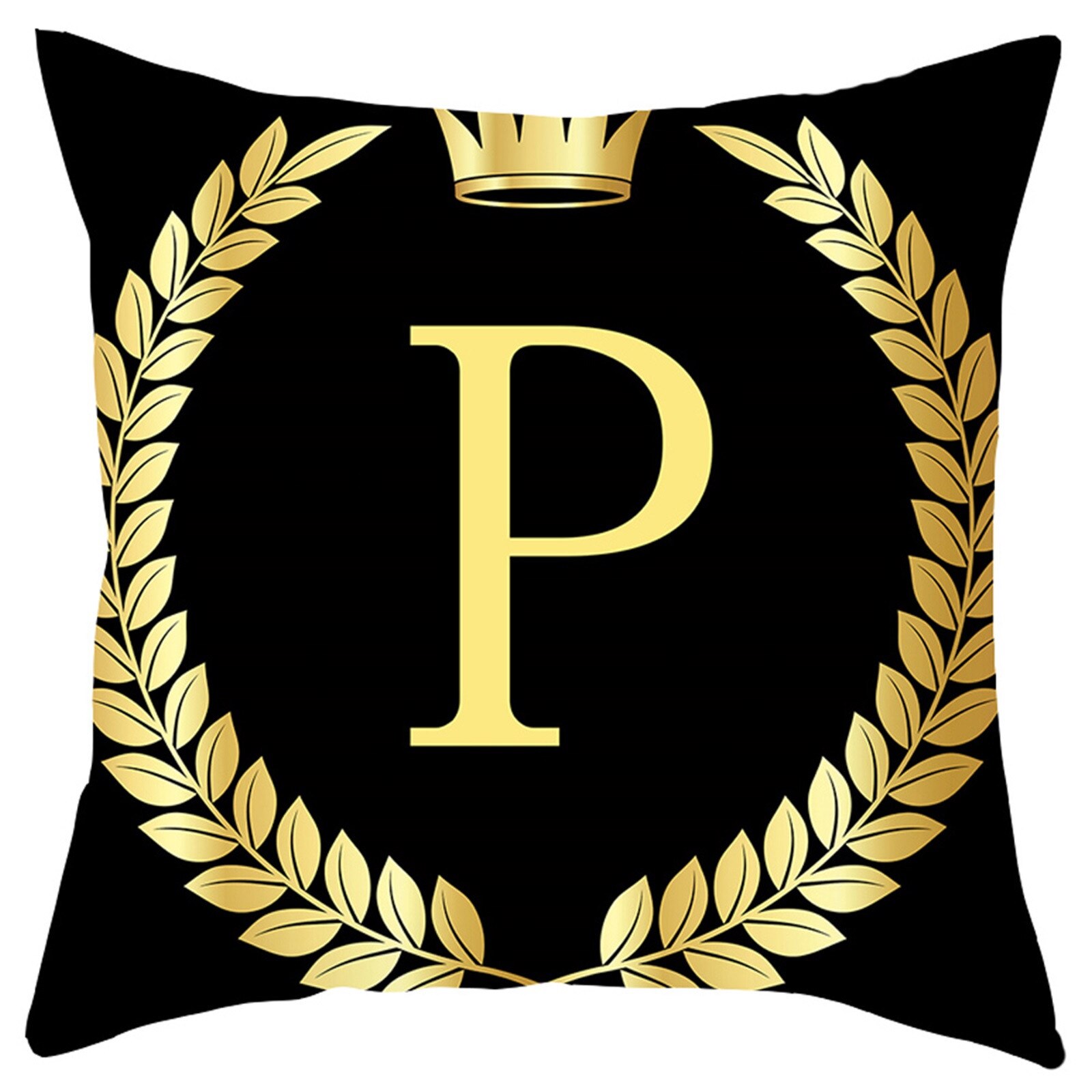 Oreillers anglais lettres peau de pêche housse de coussin maison canapé décoration taie d'oreiller décoratif canapé coussin: P