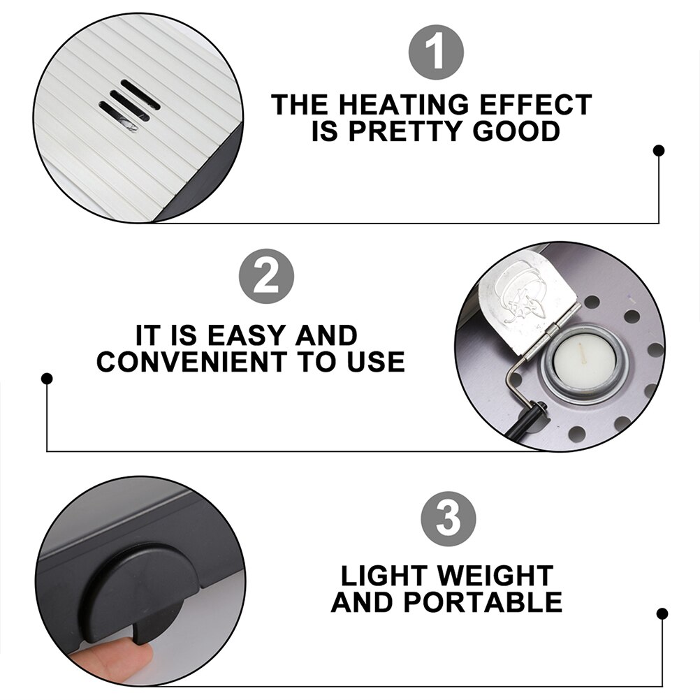 Restaurant Food Warmer Candle Heating Stove Heater Tabletop Candle Food Heater