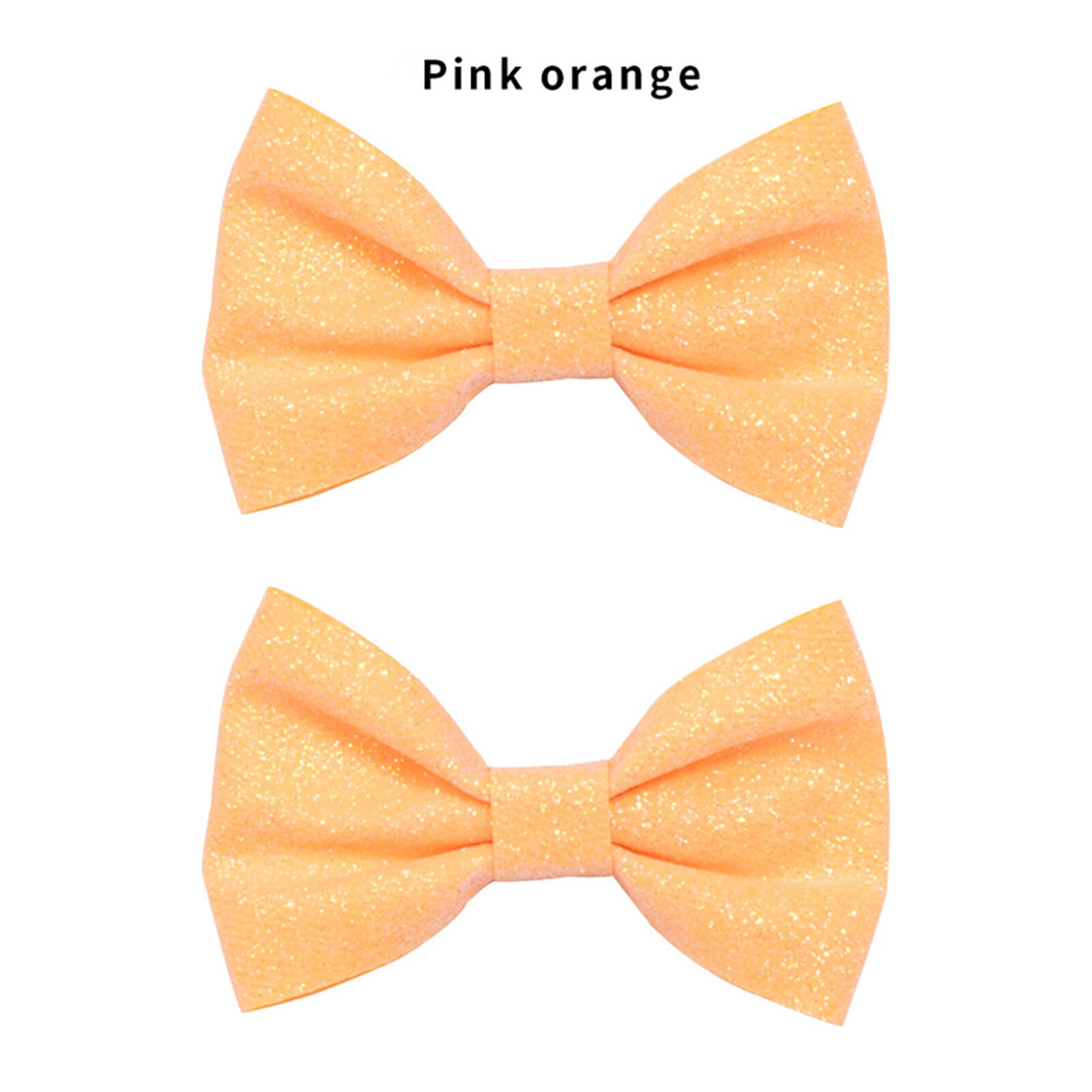 1 paire de pinces à cheveux pour bébés filles, bandeau pour petites filles, pince à cheveux solide avec nœud scintillant: YELLOW