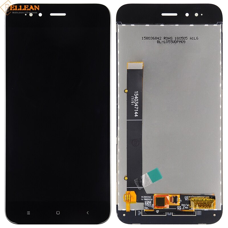 Catteny AAA For Xiaomi Mi A1 Display With Touch Screen Digitizer Assembly 5.15inch For Xiaomi Mi 5X Lcd Display: Black No Frame