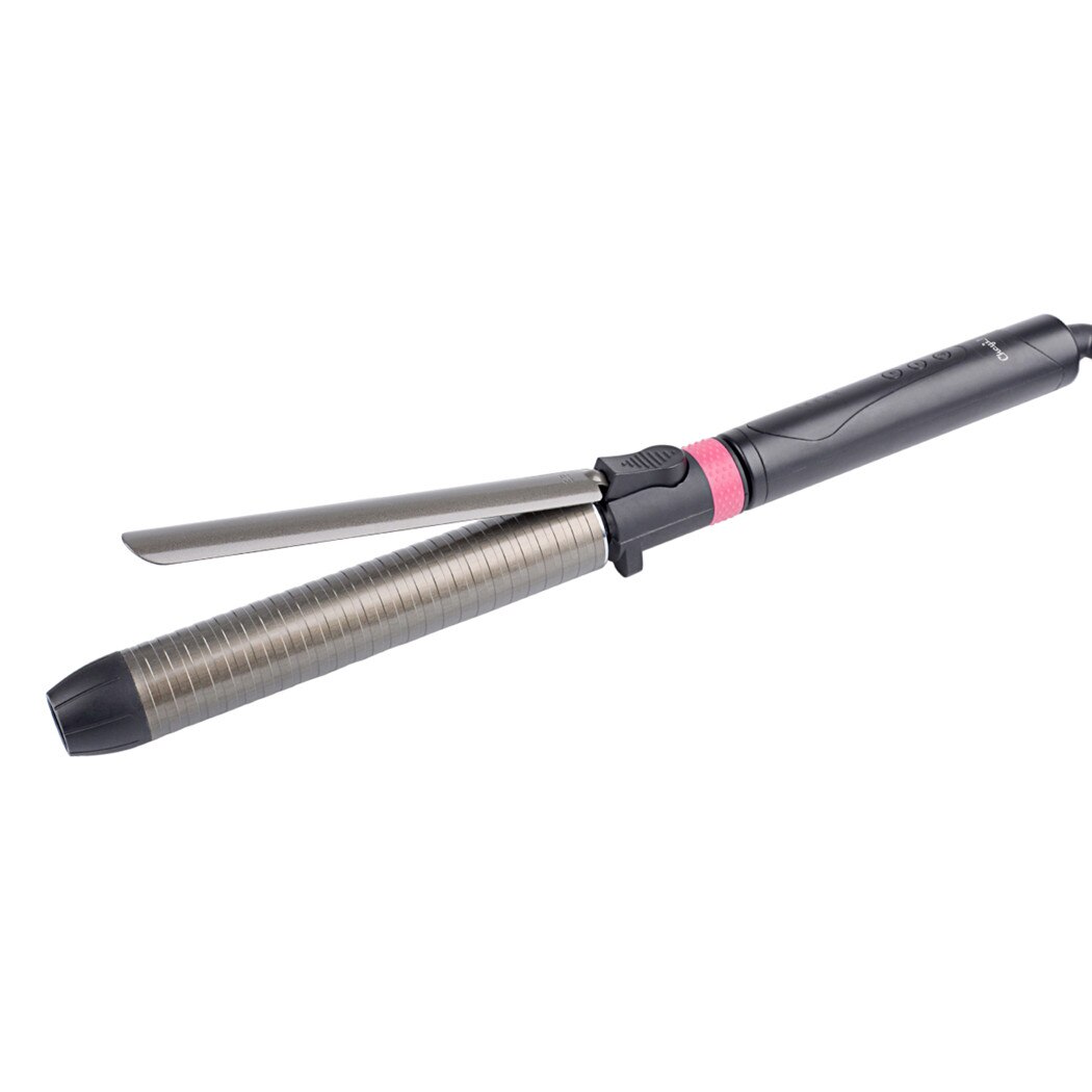 CkeyiN 25 mm 32 mm Rizador de pelo rodillo de pelo Rizador de cabello con temperatura ajustable Varita para rizar el cabello Herramienta para peinar el cabello con ondas grandes: 32mm
