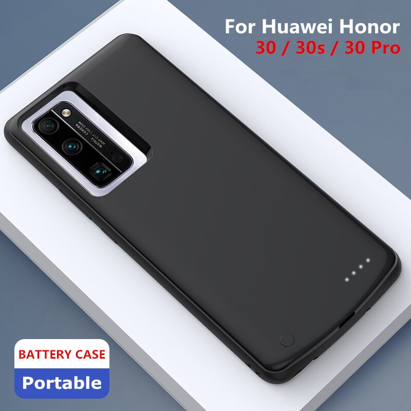 6800mAh szczupły etui na ładowarki robić Huawei Honor 30 zawodowiec etui na baterie moc Bank pokrywa ładowania robić Honor 30S 30 pokrywa baterii