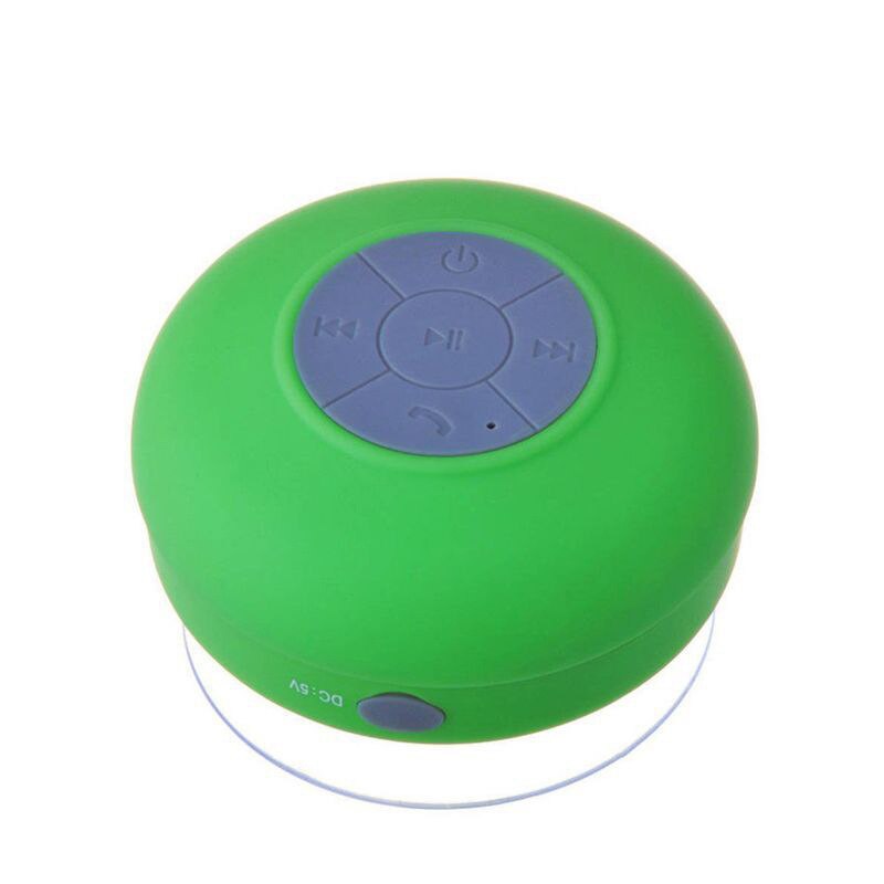 Waterdichte Draadloze Bluetooth Speaker Draagbare Mini Speaker Douche Zuignap Anti Badkamer Baden Kind Kleine Luidspreker: Gras Groen