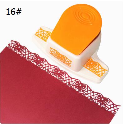 Large fancy flower border punch edge of the embossing machine handmade device DIY paper cutter Handmade scrapbooking: 16