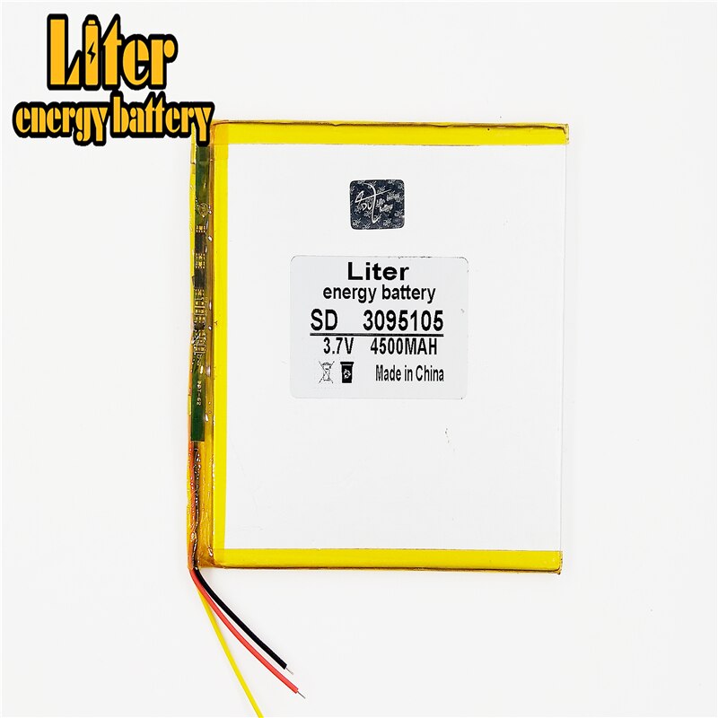 3 linie Polymer lithium-batterien 3,7 V 4500mAh 3095105 Für 7 inch 9 inch 12-zoll Tablet PC